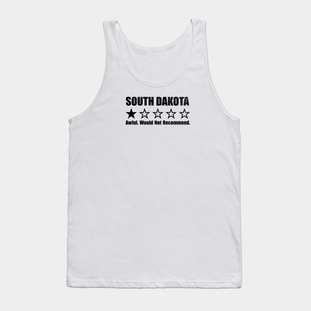 South Dakota One Star Review Tank Top by Rad Love